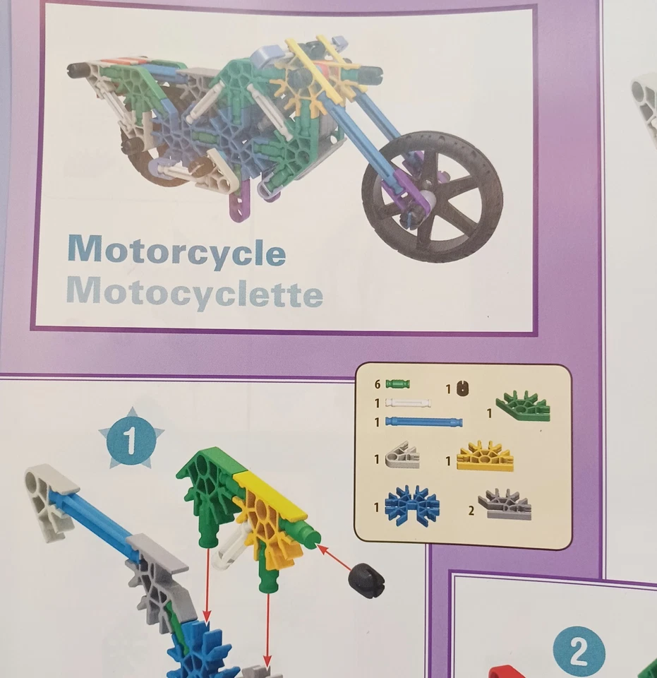K'Nex 100 Model Imagine Building Instructions Manual Directions ONLY Knex - Image 4 of 4