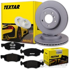 TEXTAR BREMSSCHEIBEN + BELÄGE VORNE passend für DACIA LOGAN MCV Express Pick-Up