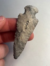 Fine 3" Colorful Flint Cupp Dovetail arrowhead/Knife artifact from Ohio