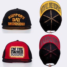 King Kerosin Men's Flat Snapback Cap Basecap Cap Sprucke Embroidery Patch New