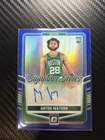 Anton Watson RC Auto Blue Prizm #9/25 Celtics 2024-25 Donruss Signature Series