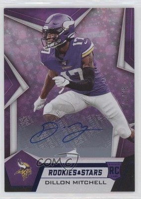 2019 Rookies & Stars Longevity Signatures Blue 72/75 Dillon Mitchell Auto RC 0c2