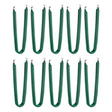 10Pcs IC Chip Extractor IC U Shape Puller Stainless Steel Insulated Grip, Green
