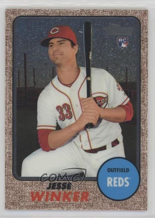 2017 Topps Heritage High Number Chrome /999 Jesse Winker #THC-517 Rookie RC ig3