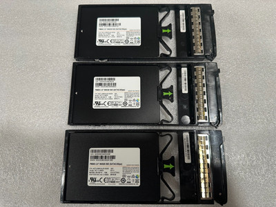 3x HPE Nimble Storage 960GB SATA 6G 2.5 SD + Caddy Q8F86B For AF/HF Series Array