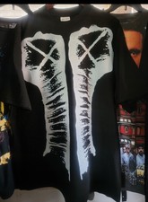 CAMISETA CM PUNK ON A SHAKA PESO PESADO TEÑIDA A GRAN ESCALA" AJUSTE GRANDE