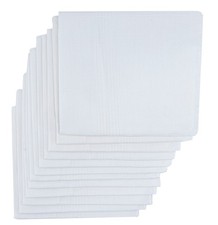 Mens White Handkerchiefs,White Mens Hankie, Cotton White Handkerchief Set, Ha...