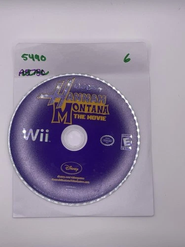 Hannah Montana: The Movie (Nintendo Wii, 2009) Disc Only - No Tracking 5490