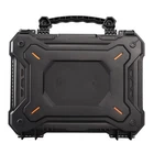 Impact Resistance Durable Tool Box Waterproof Safety Box Black 32 cm