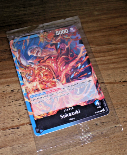 One Piece TCG Sakazuki Leader P-076 Englisch Sealed Promo Pack + Sanji Promo P-068
