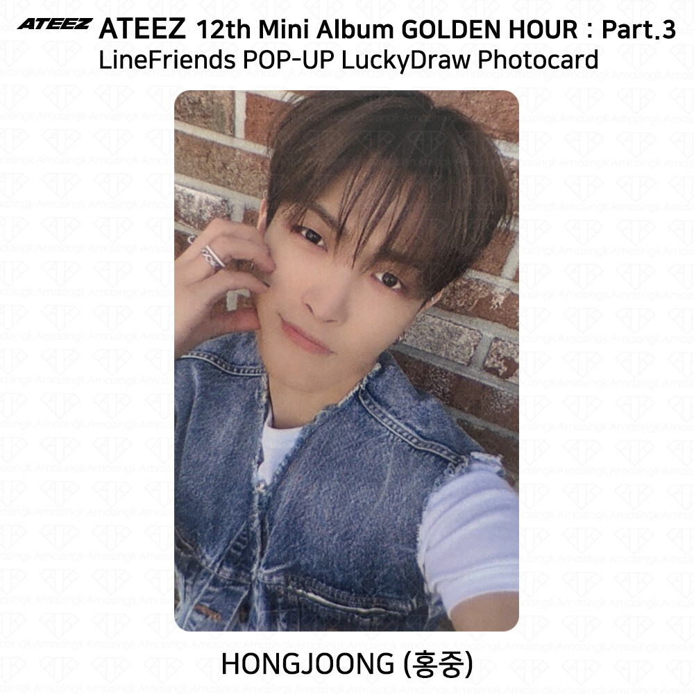 ATEEZ 12th Mini Golden Hour Part.3 Line Friends POP-UP