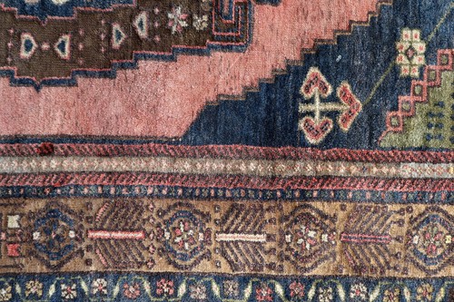 Alfombra turca anatolia vintage hecha a mano 3,7' x 5,6' (113 cm x 173 cm), años 70 - 1C10 - Imagen 7 de 11