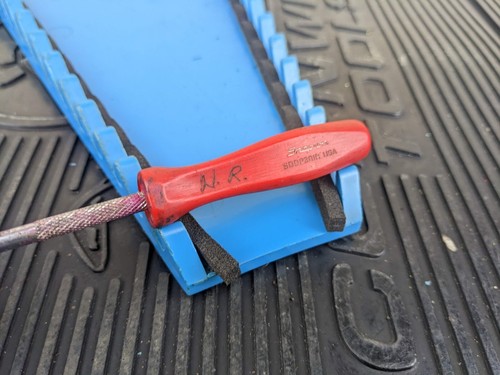 #ay421 Snap-On Tools SDDP301R Philips Head Red Handle Mini Screwdriver USA - Picture 4 of 13