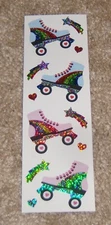 Mrs. Grossman Sticker Strip ~ Reflections.....Vintage Style Shoe RollerSkates