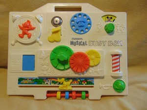 Vintage Disney Musical Busy Box Activity Center Crib Toy Mickey