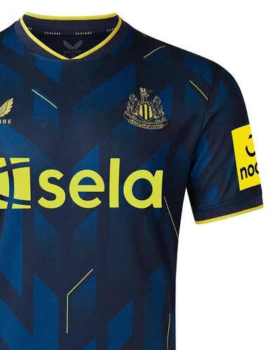 NEWCASTLE UNITED Oficial 3ª Camiseta Hombre Tercera Temporada 2023/2024 Azul Castore - Imagen 2 de 4