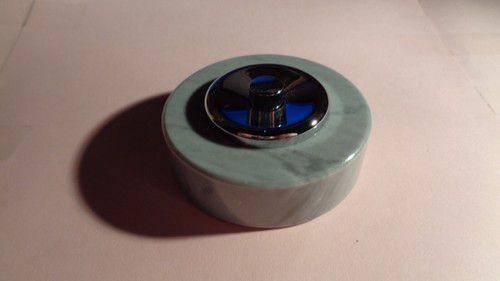 SONNETTE RONDE MARBRE GRIS VEINE - N° S75 - Imagen 5 de 6
