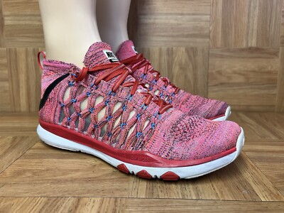 RARE  Sz 10.5 - Nike Train Ultrafast Flyknit Plum Fog 843694-500 Pink Flash