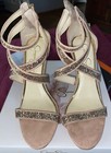 Jessica Simpson JS - Ellenie 2 Champagne Multi Chunky Glit/Micro 9.5M Worn Once