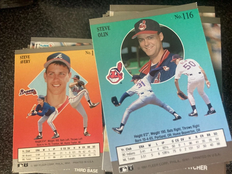 1991 ULTRA FLEER BASEBALL CARDS, ALL IN NM CONDITION, YOU PICK - Image 2 of 2