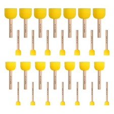 XDT Art Supplies Round Sponge Foam Brush 28Pc Set Tools for Kids Painting Crafts