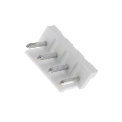 5X B04P-NV Buchse Leitung-Platte männlich 5mm PIN: 4 Farbe: weiss JST