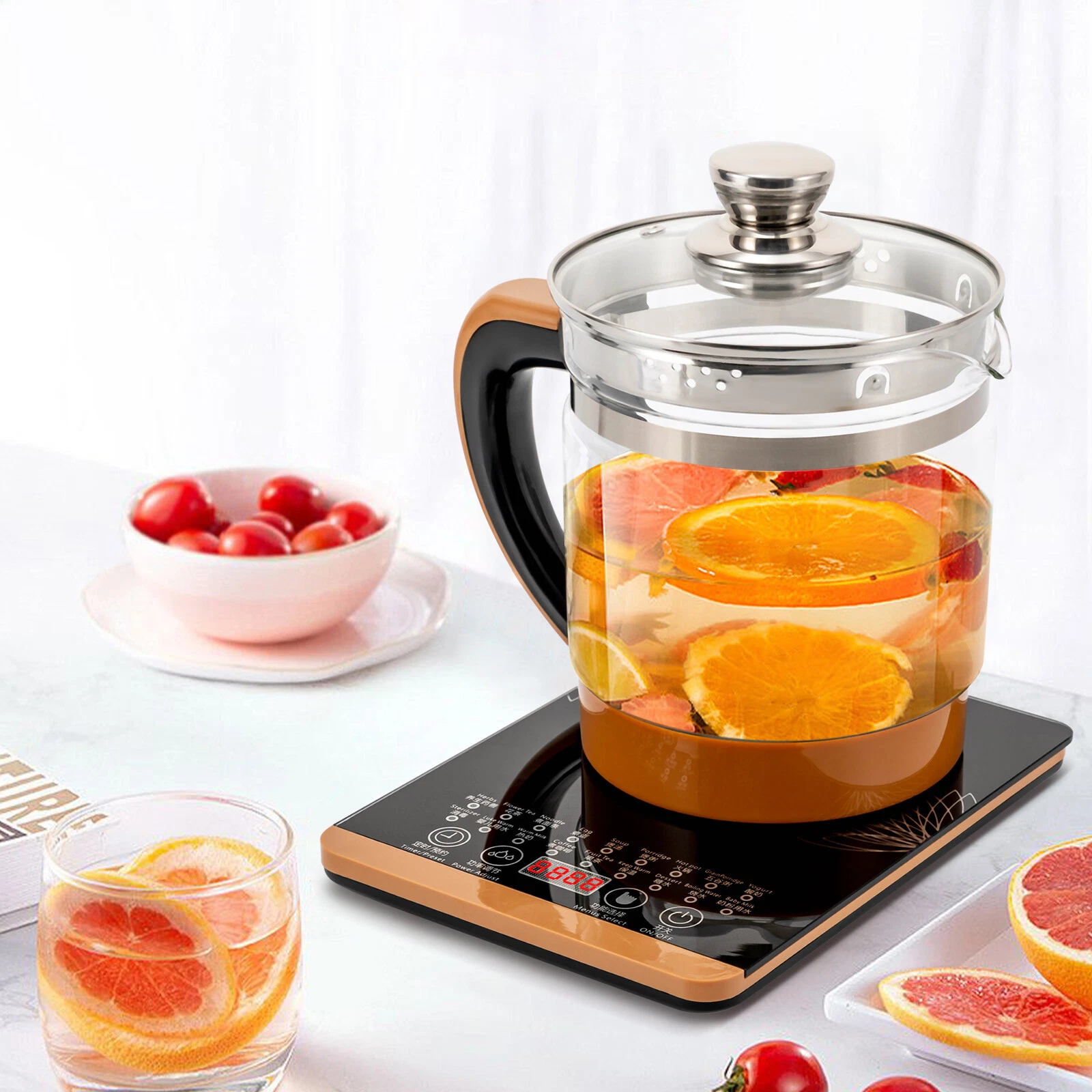 Multifunction Electric Health Pot Electric Glass Kettle Boiling Water Tea Maker