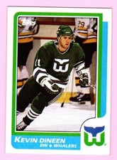 1986-87 Topps Kevin Dineen #88 Hartford Whalers
