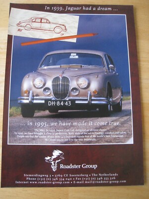 JAGUAR HAD A DREAM WE MADE IT COME TRUE 1995 WERBUNG A4 GRÖßE Datei 1