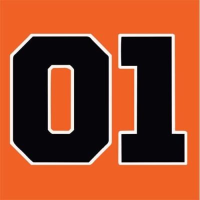 Dukes of Hazzard 01 Sticker 10'' X 12'' general lee Decal
