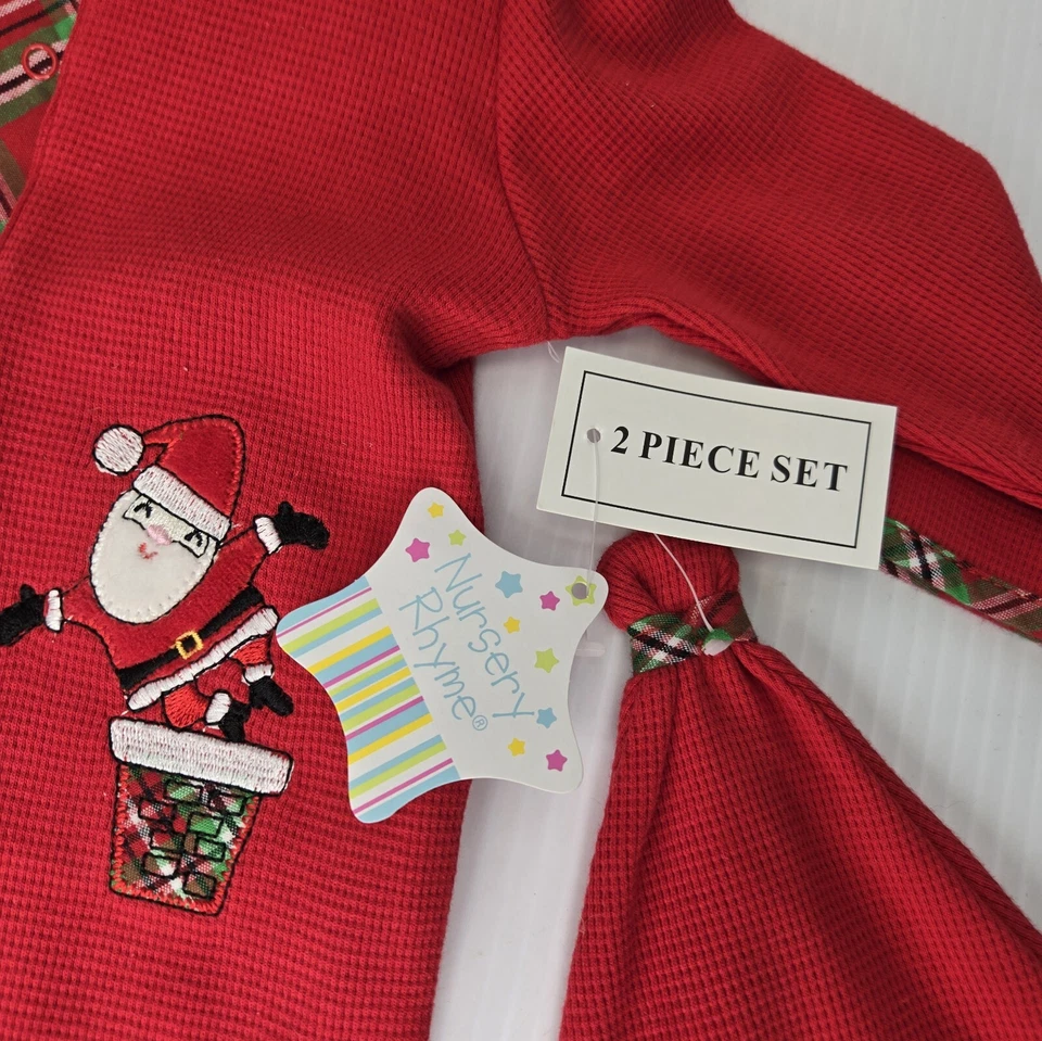 Pijama Footie Bebé Navidad Con Sombrero Inspirado De Colección Papá Noel 3-6 meses Nuevo Con Etiquetas Foto 3 de 4