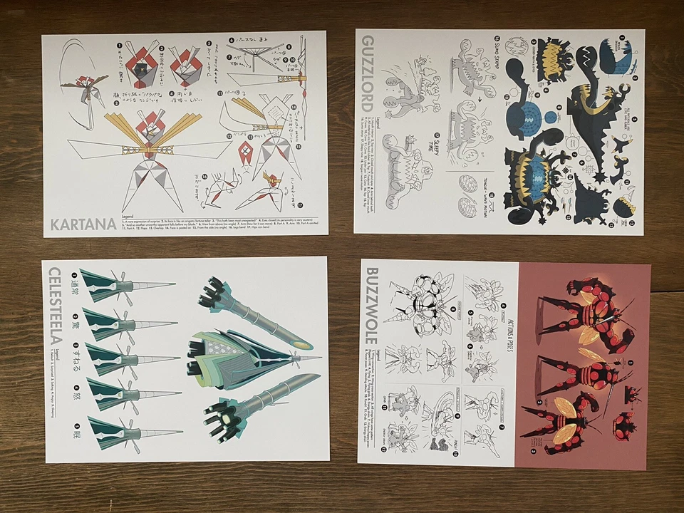 Pokemon Alola Region Concept Artwork 8 Poster Print Set 2017 - Image 4 of 4