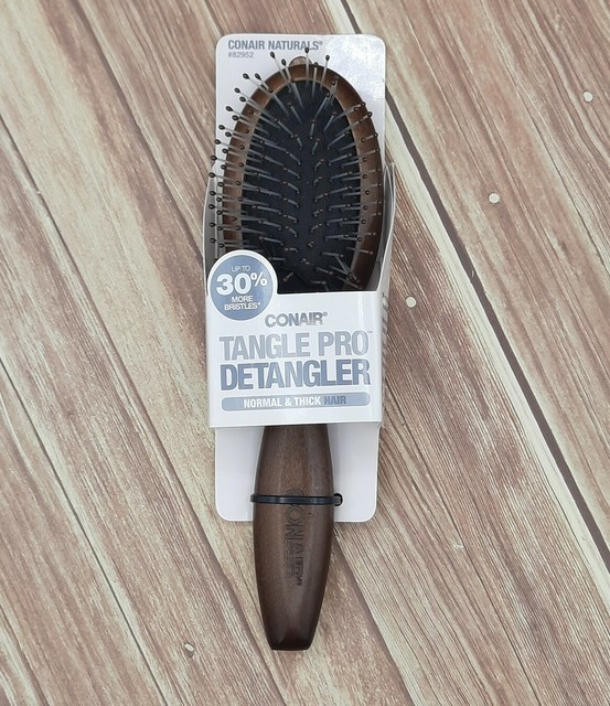 Conair Naturals Tangle Pro Detangler Oval Hair Brush 82952 for sale