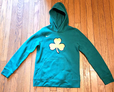 Boston Celtics Green Hoodie Nike Basketball Kids Size M  PLEASE READ 