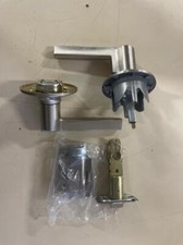 Schlage F80-LAT Latitude Storeroom Door Lever Set - The F-Series, Satin Nickel