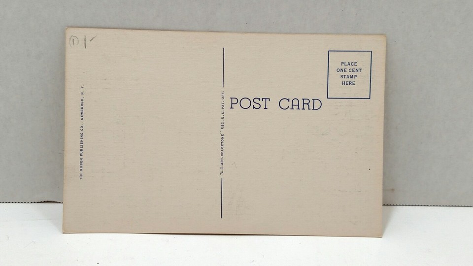 Vintage St. Agnes Hospital White Plains New York Postcard Linen