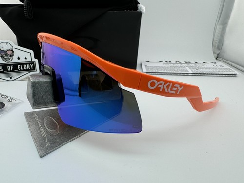 OAKLEY HYDRA NEON ORANGE WITH PRIZM SAPPHIRE BLUE SUNGLASSES OO9229-06 NEW - Picture 3 of 12