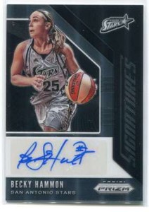 2020 Panini Prizm WNBA Signatures 20 Becky Hammon Auto