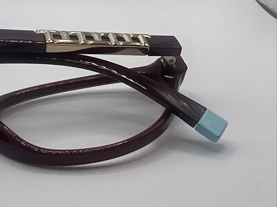 NEW Tiffany & Co. TF 2226 8353 Burgundy & Gold Eyeglasses 52  display picture 1