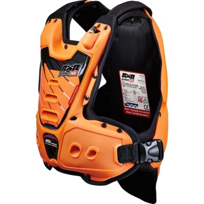 RXR Strongflex youth orange inflatable body armour protector motocross bmx
