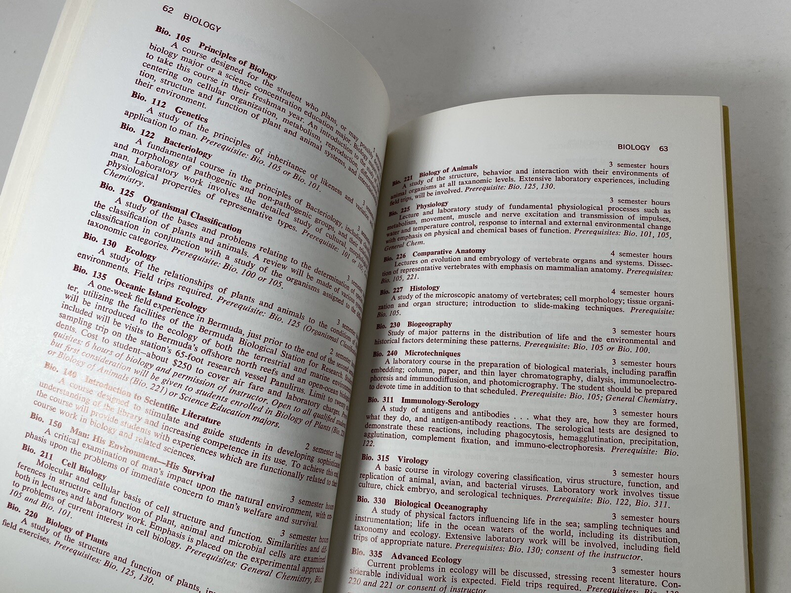 Eastern Connecticut State College Undergraduate Catalog 1971-1972 Vintage ESCU