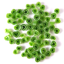 Heart Murrine 2201-96 Millefiori COE 96 Glacial Art Glass Fusing Supplies