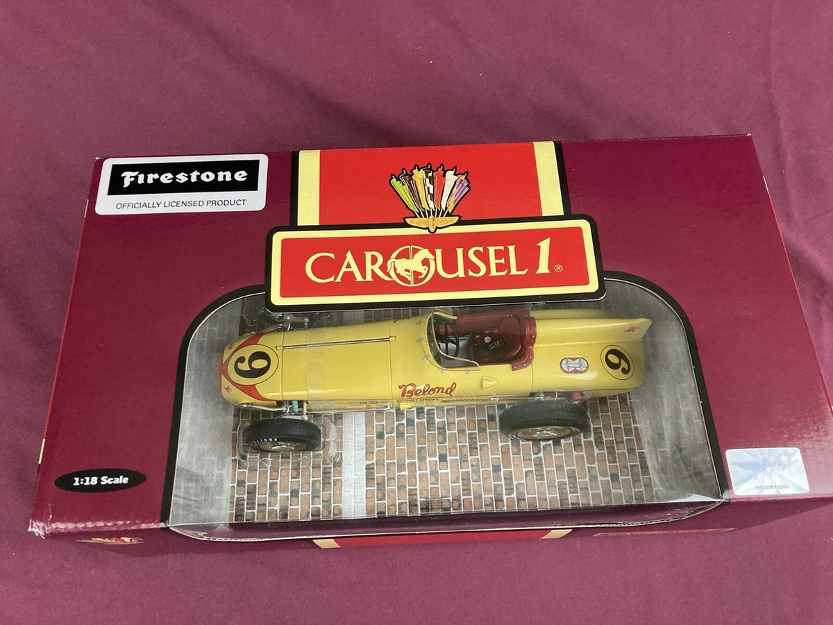 XRARE Carousel 1 1/18 Laydown Roadster 1957 Indy 500 #9 Sam Hanks