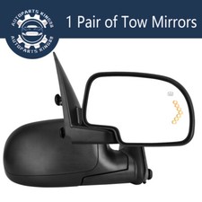 Pair Power Heated Tow Mirrors For 2003 - 2006 Chevy Silverado 1500 2500hd Signal Pair Power Heated Tow Mirrors For 2003 - 2006 Chevy Silverado 1500 2500hd Signal
