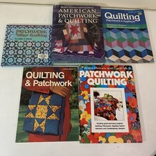 Lot of 5 Patchwork Quilting Books: Quilting Patcheork, American Patchwork  Qui