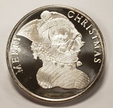 2000 1 oz .999 Silver Round of Christmas Past - Puppy in Stocking - SKU-F4105 85.05 per troy oz