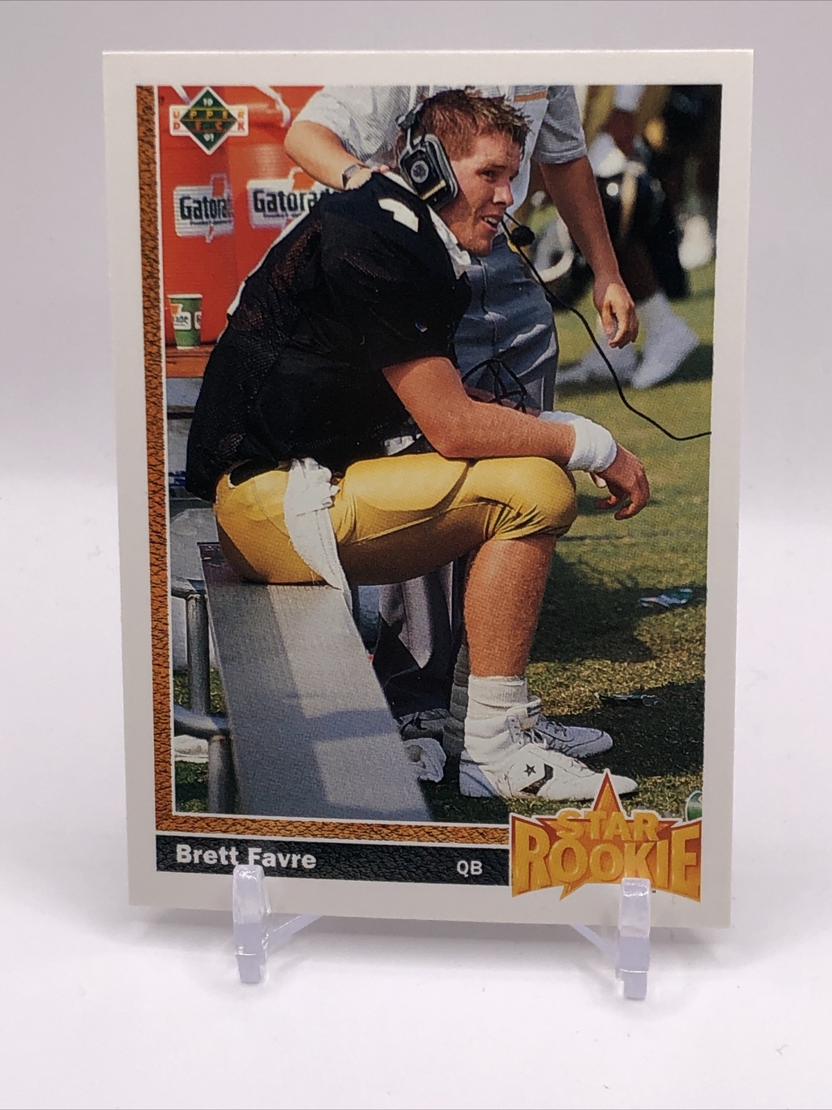 1991 Upper Deck Brett Favre Star Rookie RC #13 Atlanta Falcons