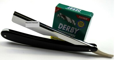 Geschenk Rasiermesser Set 100 Derby Rasierklingen Rasierer Mann Razor Nassrasur 