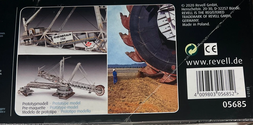 Revell Bucket Wheel Excavator 289 1:200 Z Scale - Image 2 of 3