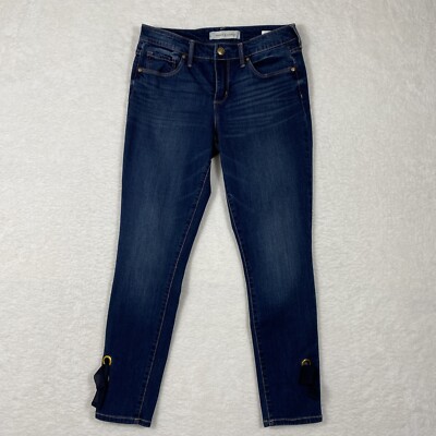 Vintage America Women's Jeans Blue Denim Wonderland Skinny